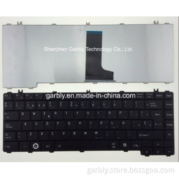Sp/La Laptop Keyboard for Toshiba L600, C600, C600d, L630, L640, L700, L730